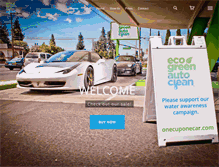 Tablet Screenshot of ecogreenautoclean.com